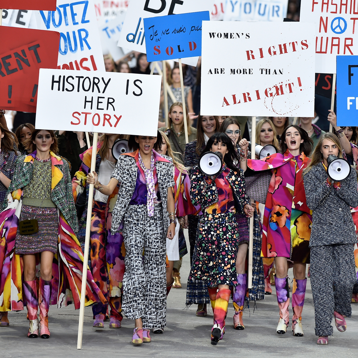 Feminism was so cool in 2014 even fashion label Chanel jumped on the bandwagon. Image Credit: Flickr.