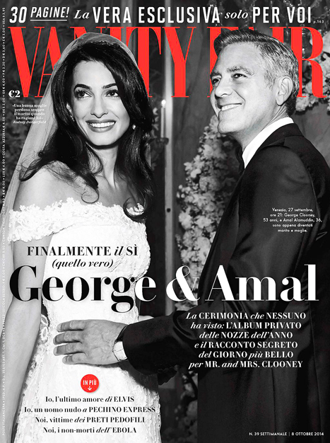 The most impressive accomplishment of Amal Clooney is not her marriage, but her work. Image Credit: Vanity Fair.